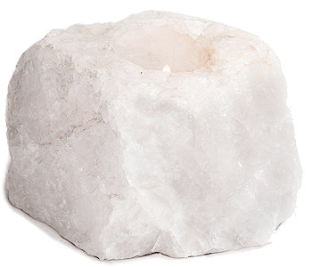 Rose Quartz Candle Holder