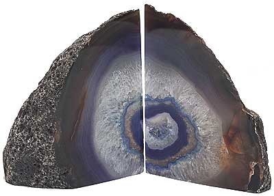 Agate book end