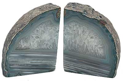 Agate book end