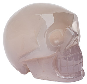 Grey Agate skull