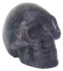 Fluorite skull