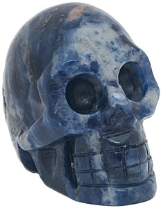 Sodalite skull